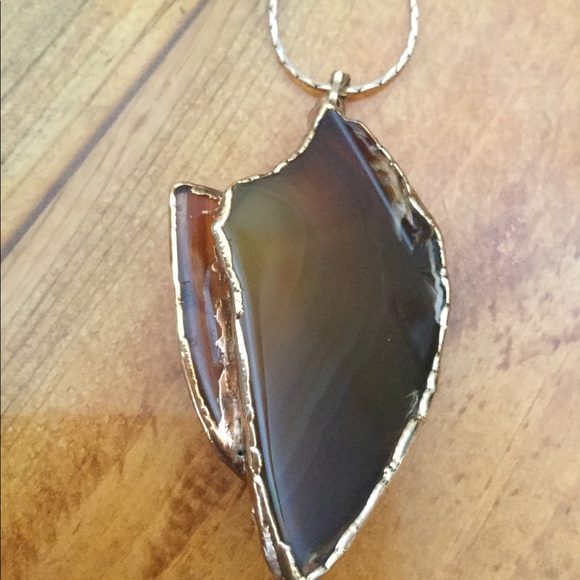 Stone Gold Necklace - Picture 2 of 2